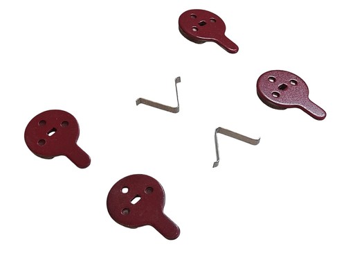 Kugoo kukirin red brake pads - red,